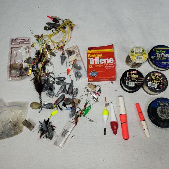 Fishing Line Lures Lot Rubber Worm Bass Trout Bait Outdoor Freshwater Fisherman - Picture 3 of 10